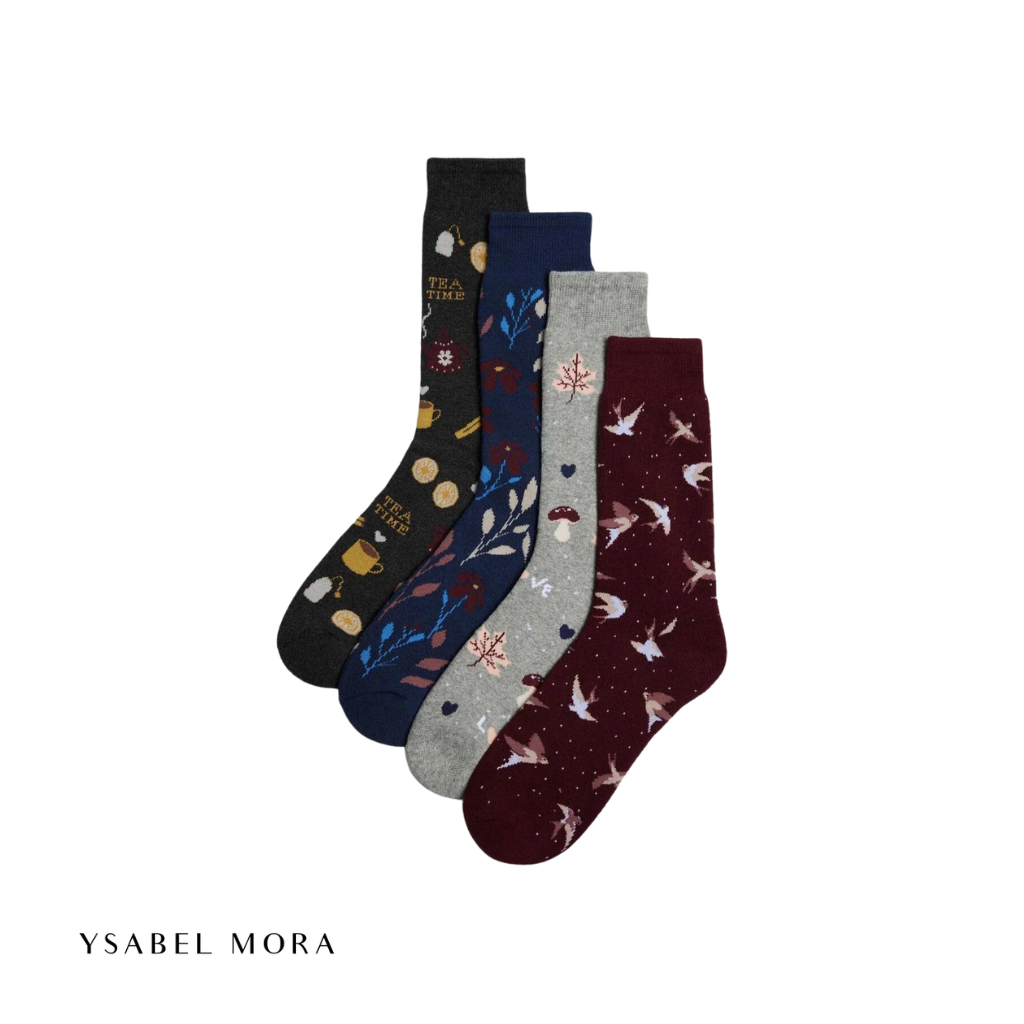 Calcetines térmicos mujer Invierno pack 4 12884 - Ysabel Mora