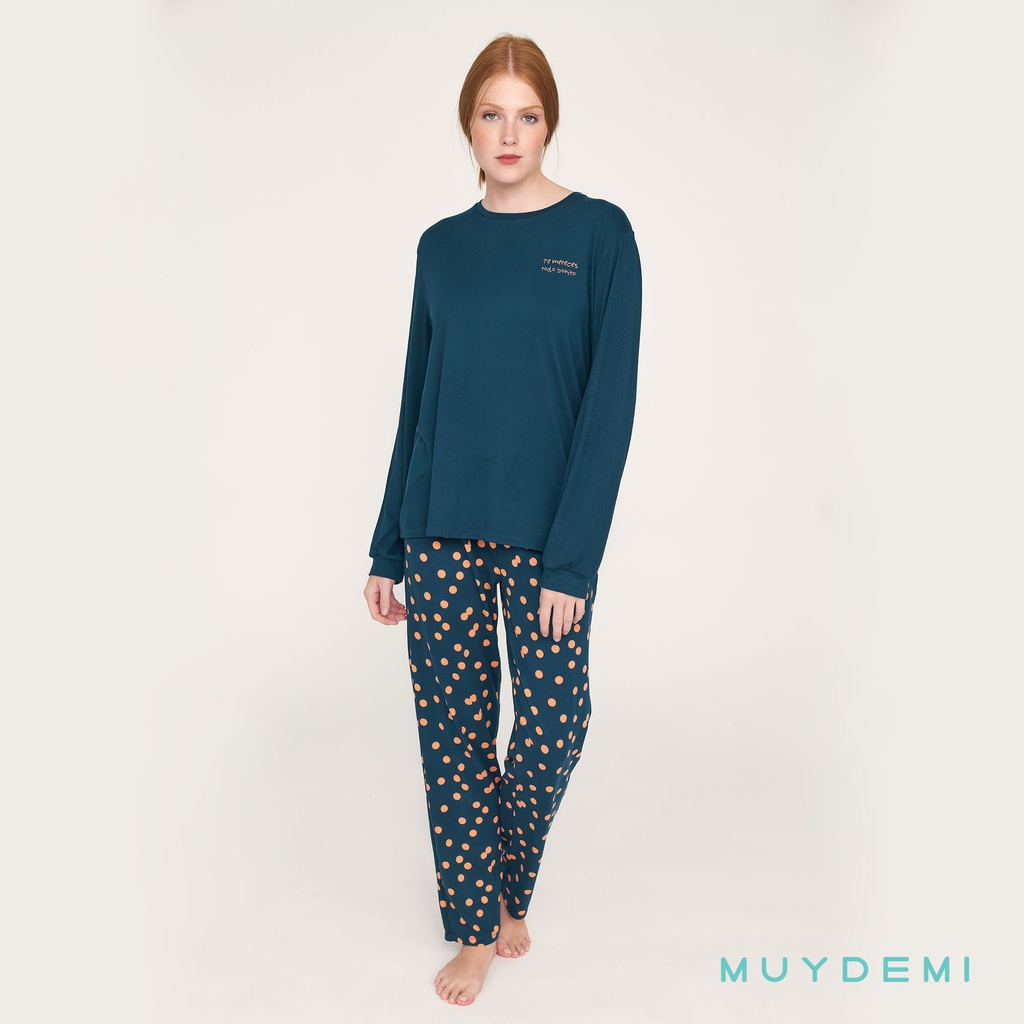 Pijama mujer Lunares - MUYDEMI
