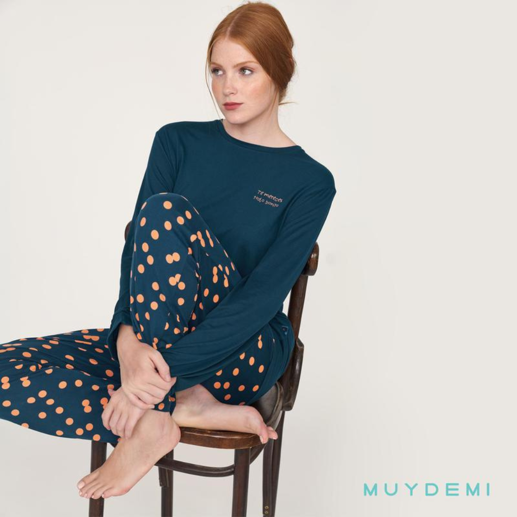 Pijama mujer Lunares - MUYDEMI