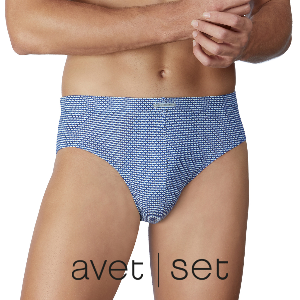 Slip Estampado Azul 13400 - SET