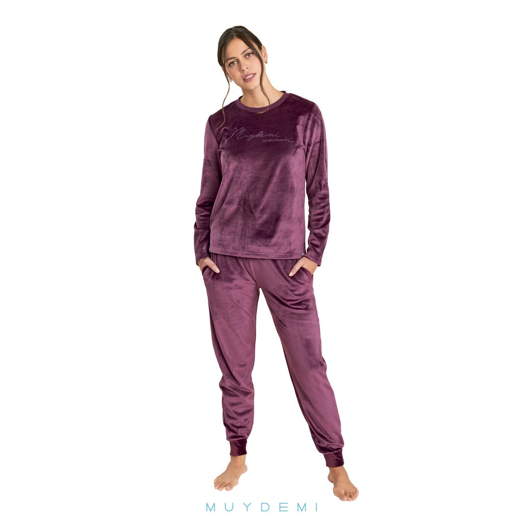 Pijama mujer MDM Burdeos - MUYDEMI