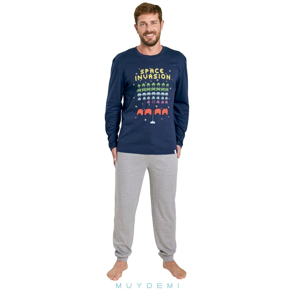 Pijama hombre Space invasion - MUYDEMI