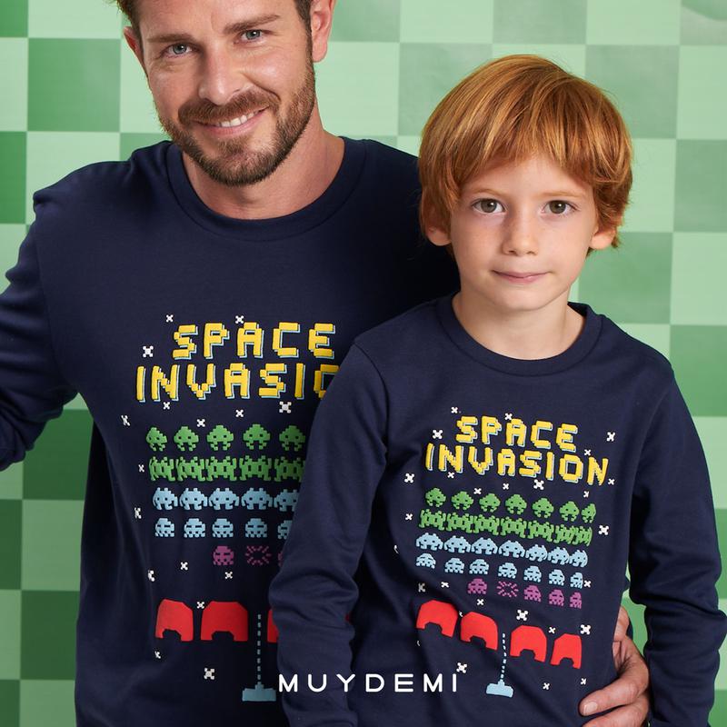 Pijama hombre Space invasion - MUYDEMI