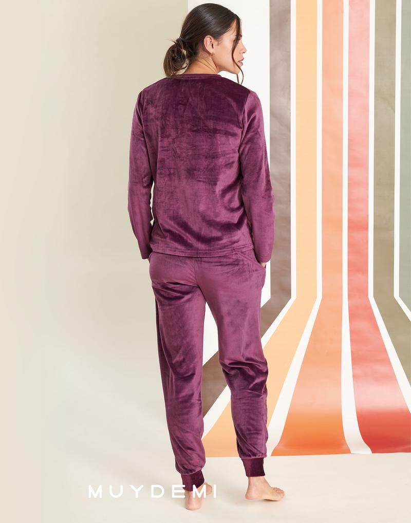Pijama mujer MDM Burdeos - MUYDEMI
