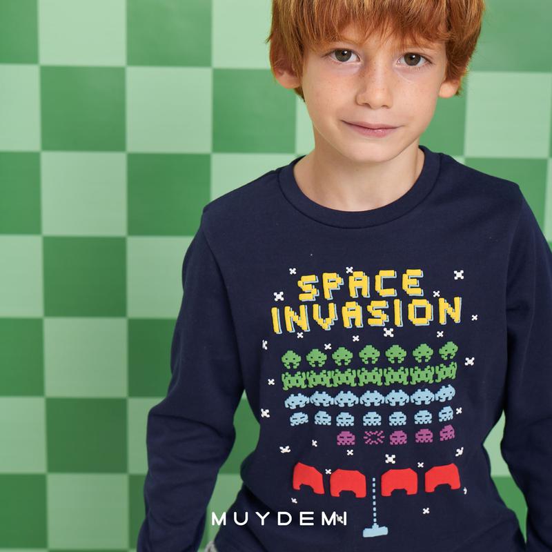 Pijama Niño Space Invasion - MUYDEMI