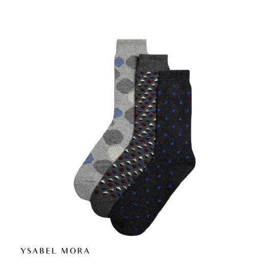 Calcetines angora pack de 3 - Ysabel Mora