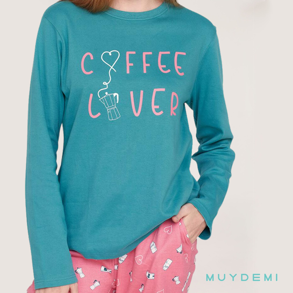 Pijama mujer Coffe - MUYDEMI