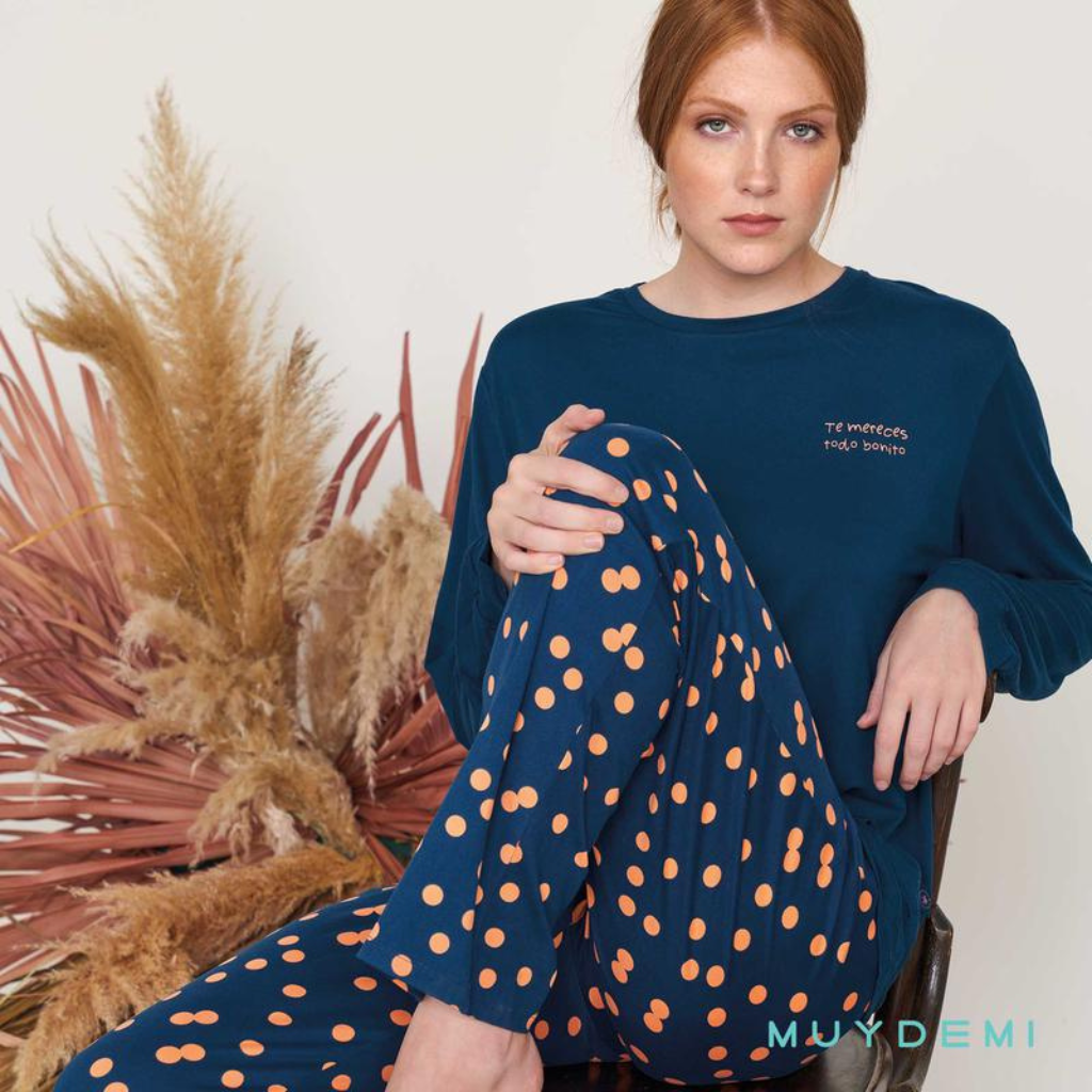 Pijama mujer Lunares - MUYDEMI