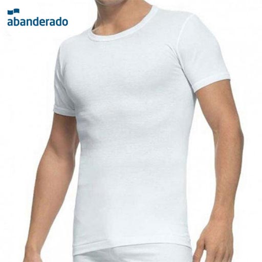 Camiseta Interior Manga Corta Cuello Redondo A0306 - ABANDERADO